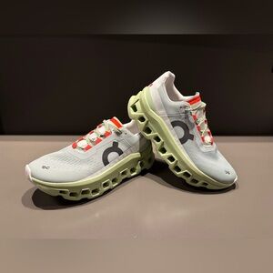 On Cloud Cloudmonster Womens 7 US Glacier Meadow Running Sneakers Shoes